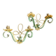 Art Deco wrought iron appliques in the style of Leleu 1940.
