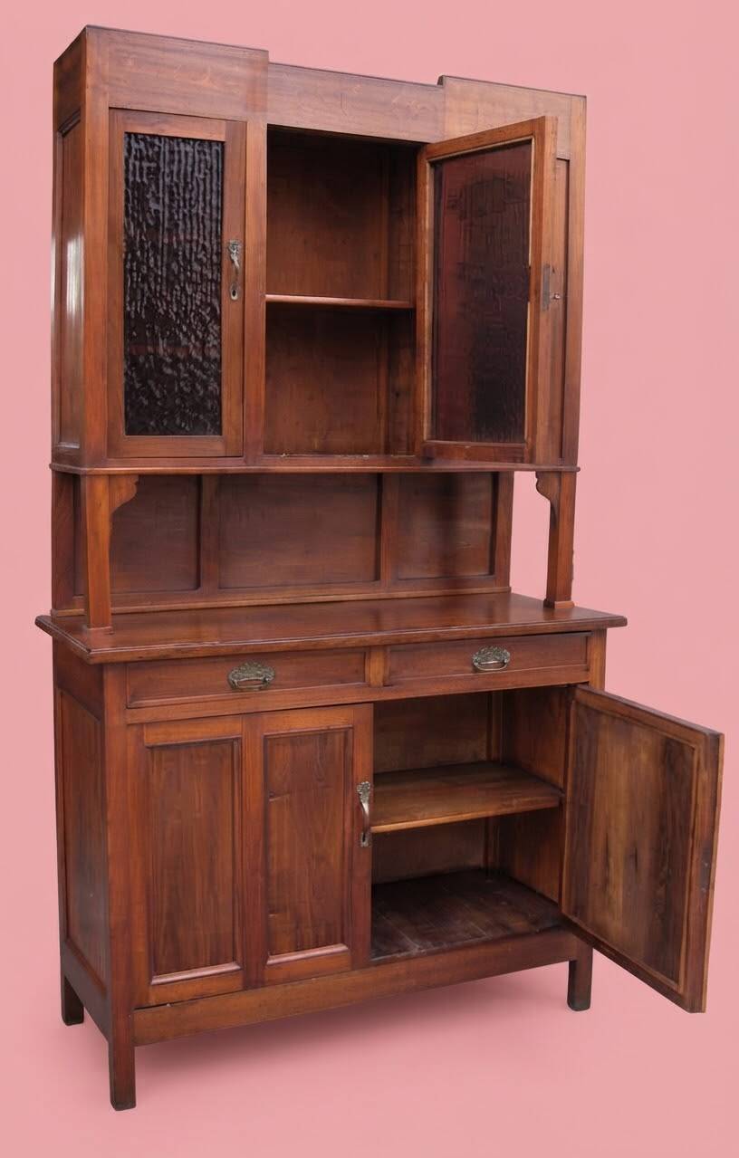 Large Art Nouveau walnut buffet