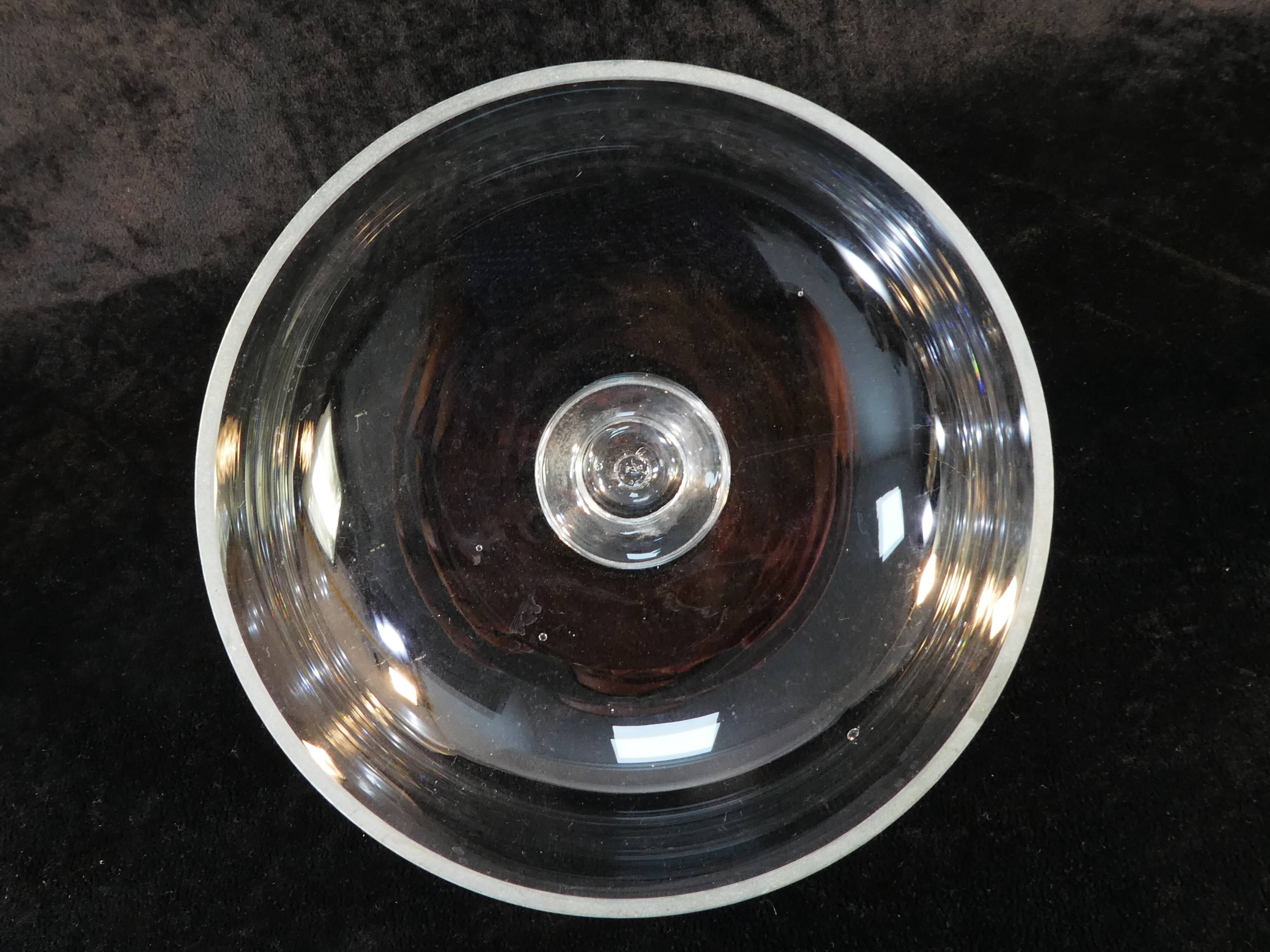 Old cheese bell in blown glass