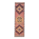 Tapis turc Oushak fait main en laine et coton rose, années 1970