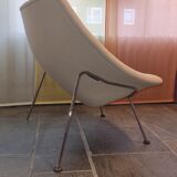 Pierre Paulin Oyster armchair reupholstered