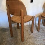 Set of 4 solid pine chairs by Rainer Daumiller, Germany 1960
