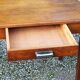 Oak writing table with spindle legs, early 20th century