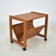 Aksel Kjersgaard Newspaper rack 1960s teak side table Danish Vintage