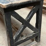 Old benches with backs