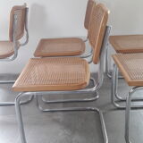 Set of 5 B32 Marcel Breuer cesca chairs