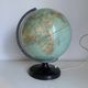 Vintage 1960 globe terrestrial lamp Süd-West Verlag Munich - 34 cm