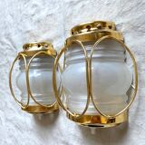 Vintage marine wall lamps