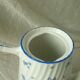 Cafetiere verseuse en porcelaine torsadée decor bleuet barbeau