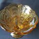 Art Deco period vase half-crystal amber - Luxval Val Saint Lambert