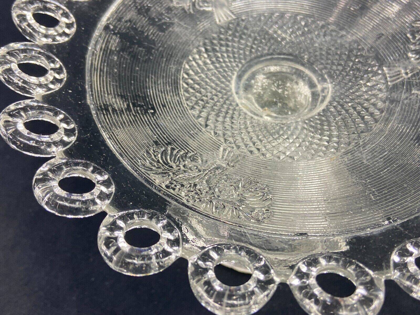 Cup on Vierzon glass pedestal, early 20th century