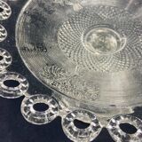 Cup on Vierzon glass pedestal, early 20th century