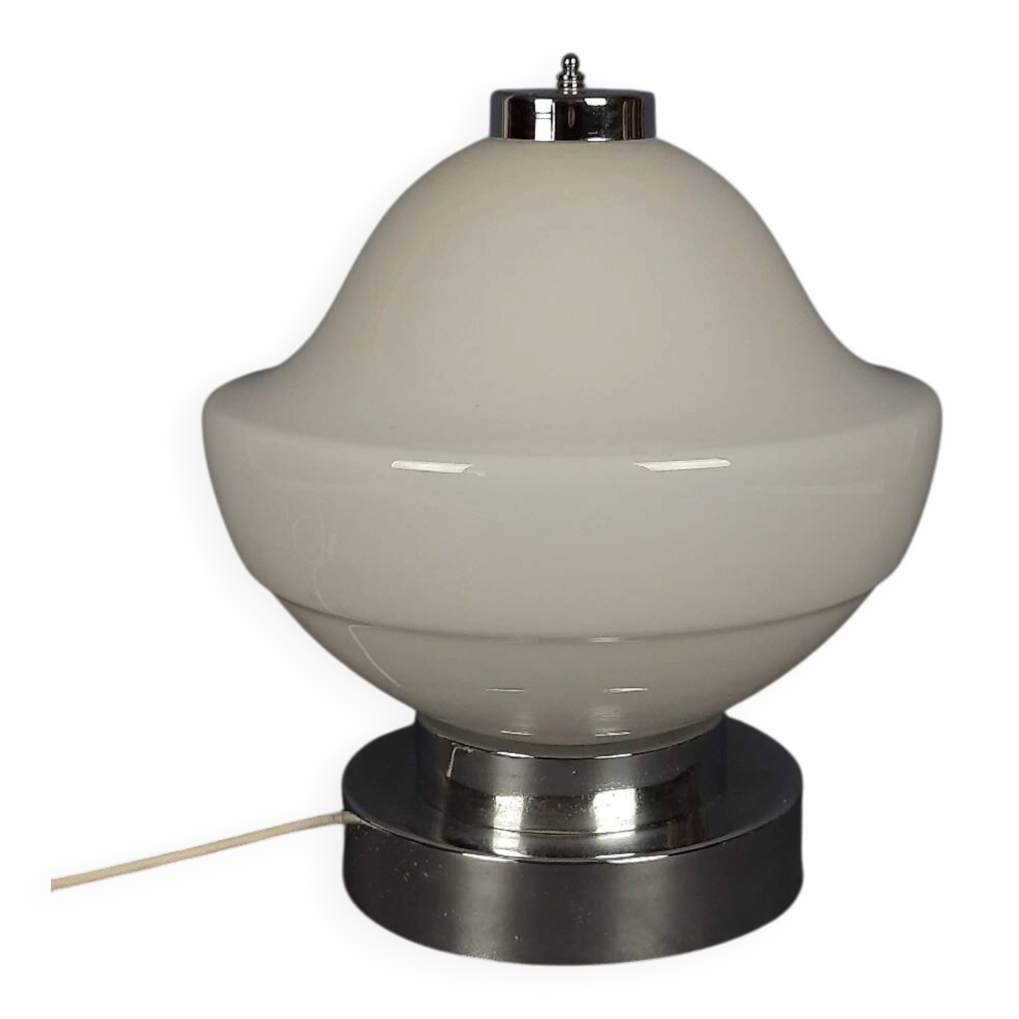 Murano glass table lamp by Sergio Mazza, Space Age design, 1970s modernism.