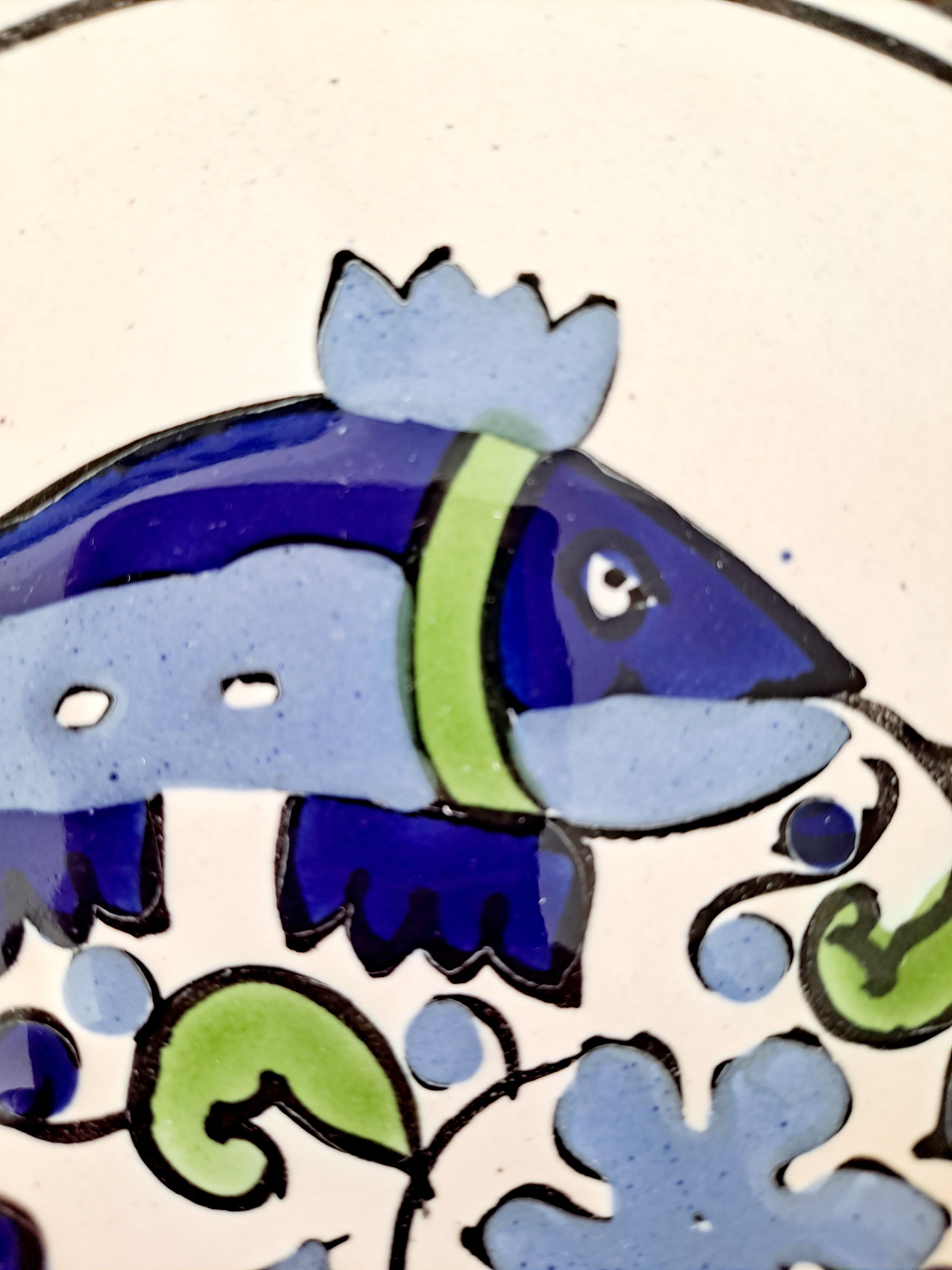 Tunisian dish blue fish