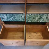 Cartonnier de notaire Art Déco en chêne