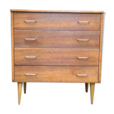 Vintage chest of drawers  4 wooden drawers