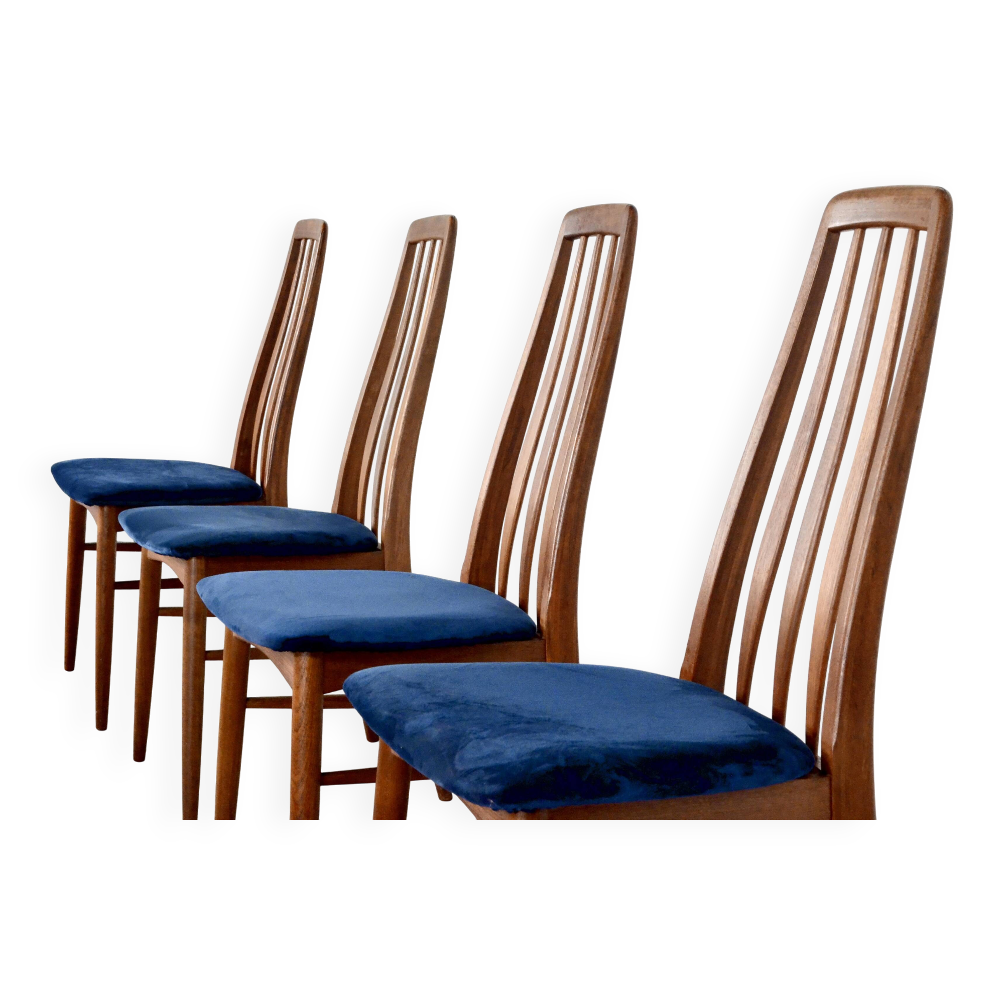 Page 1 of 12 Chaises Eva Midcentury par Neils Koefoed du Danemark en teck e