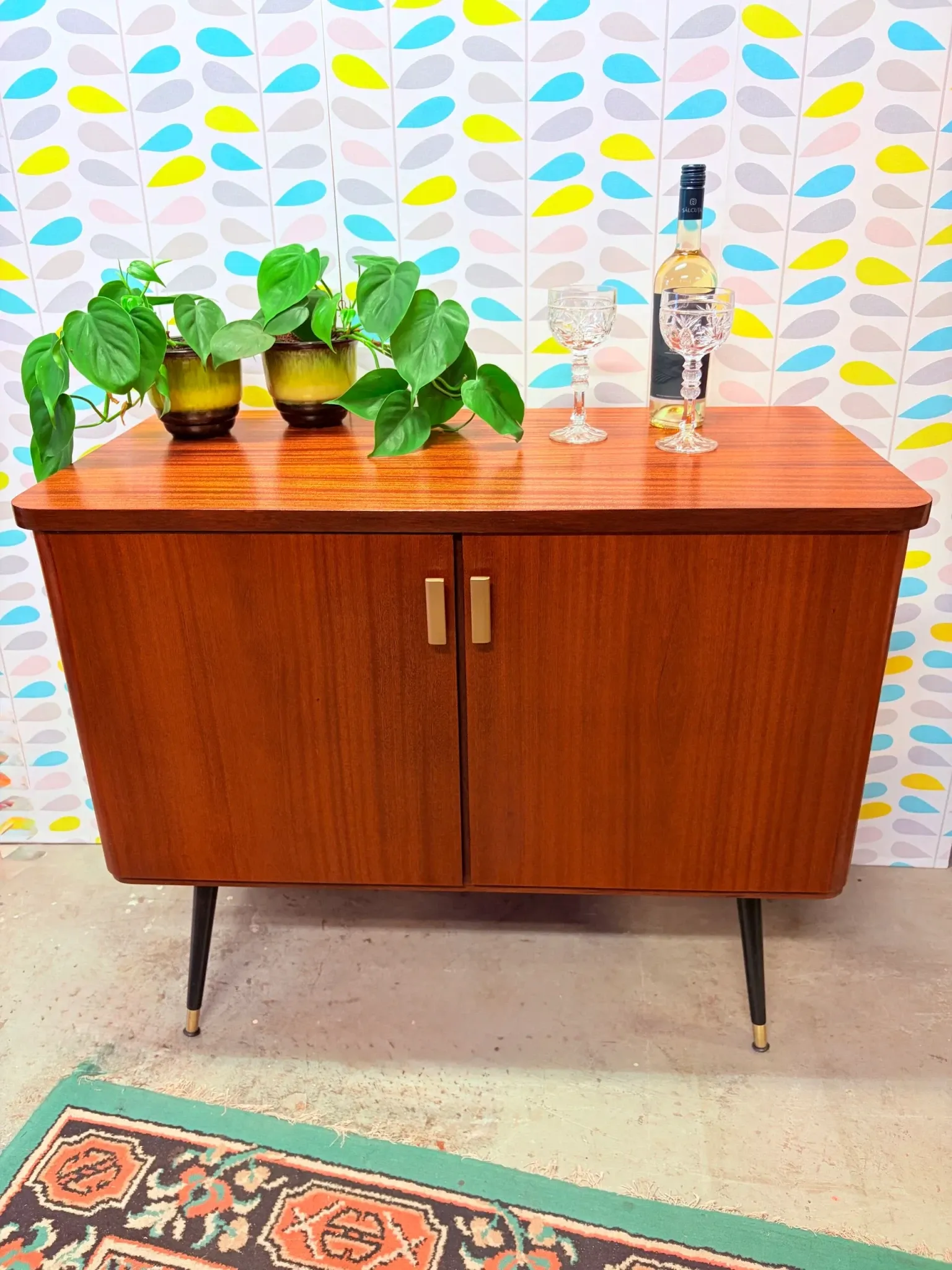 Mid-century cabinet, mahogany