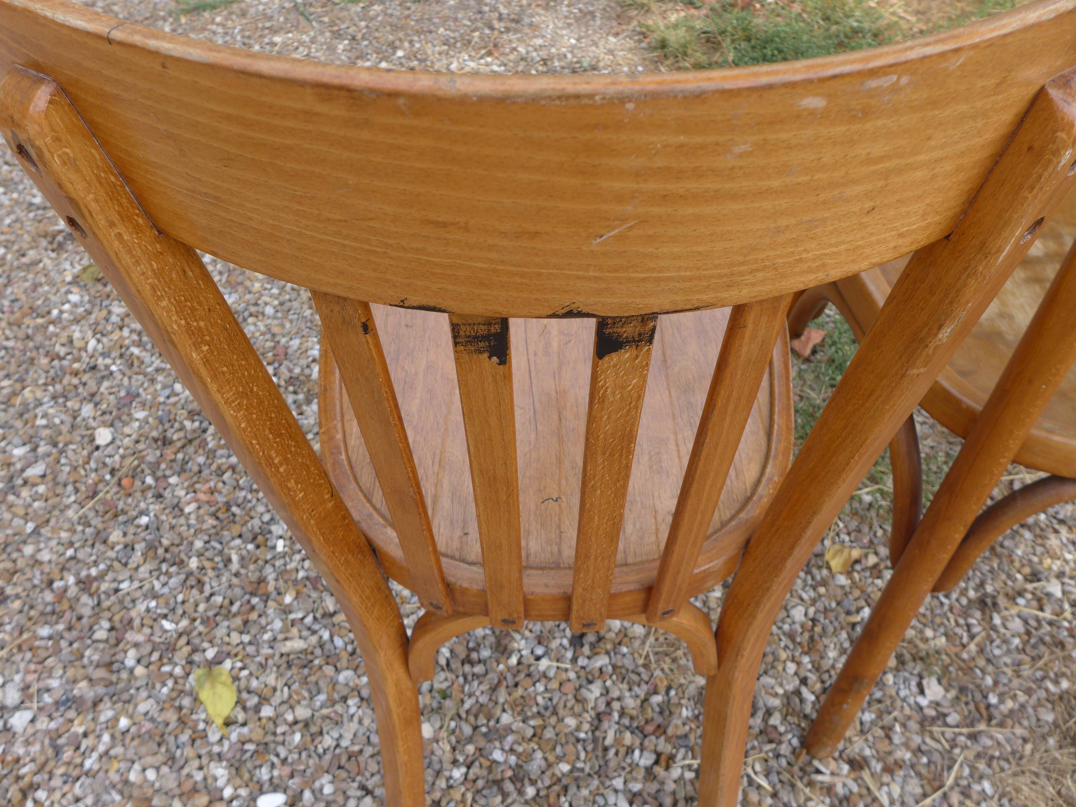 Set de 4 chaises Luterma dépareillées