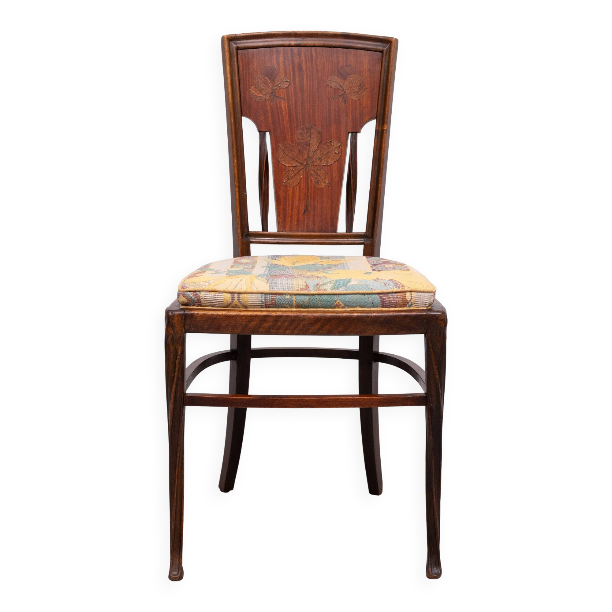 Art Nouveau side chair Louis Majorelle anno 1900