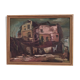 Painting landscape painting of Siauliai in Lithuania