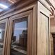 Antique glass-fronted Parisian cupboard: display cabinet bookshelf