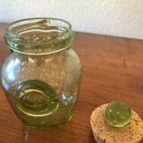 Set of 2 Biot jars with cork stoppers