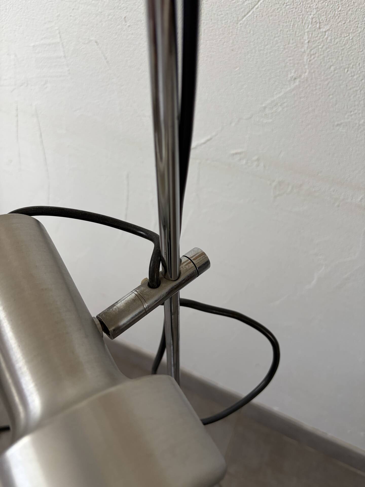 Vintage chrome floor lamp