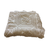 Ancien couvre lit crochet fait main