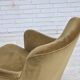 1970s, Danish lounge chair, light green furniture velour, beech wood.