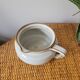 Stoneware sauce boat Manufacure Mongolfier France