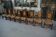 8 rustic oak chairs combining modern lines and Breton craftsmanship by a student of Joseph Savina 1950s