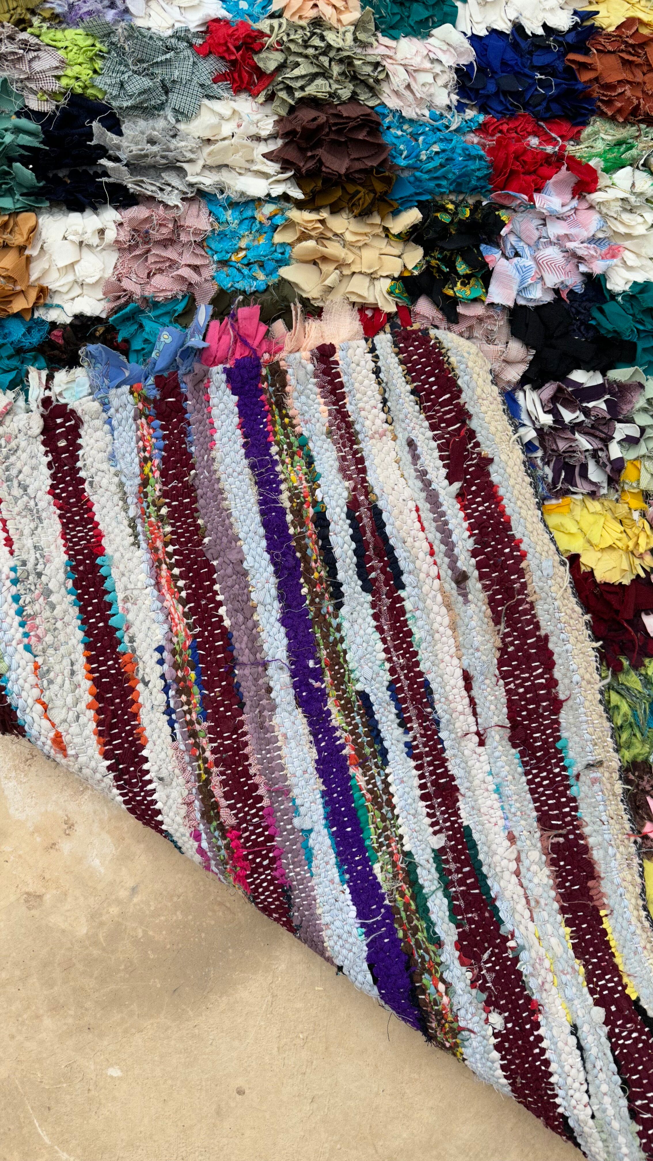 Boucherouite carpet - 94 x 205 cm