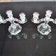 Pair of candlesticks model Regency Crystal Baccarat 1930
