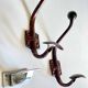 Pateres vintage metal patina