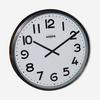 Horloge industrielle manufacture ''schlumberger'' - 44cm