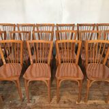 Rare series of 50 chairs Baumann fanett vintage design 1950 1960