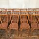 Rare series of 50 chairs Baumann fanett vintage design 1950 1960