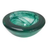 Atoll green bowl by Anna Ehrner for Kosta Boda