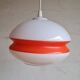 Suspension en verre opalin 1970