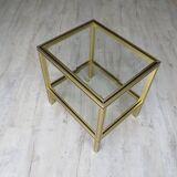 Pierre Vandel Paris brass table