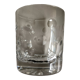 produit BHV 6 verres gobelets whisky en demi cristal taillé pois 1980