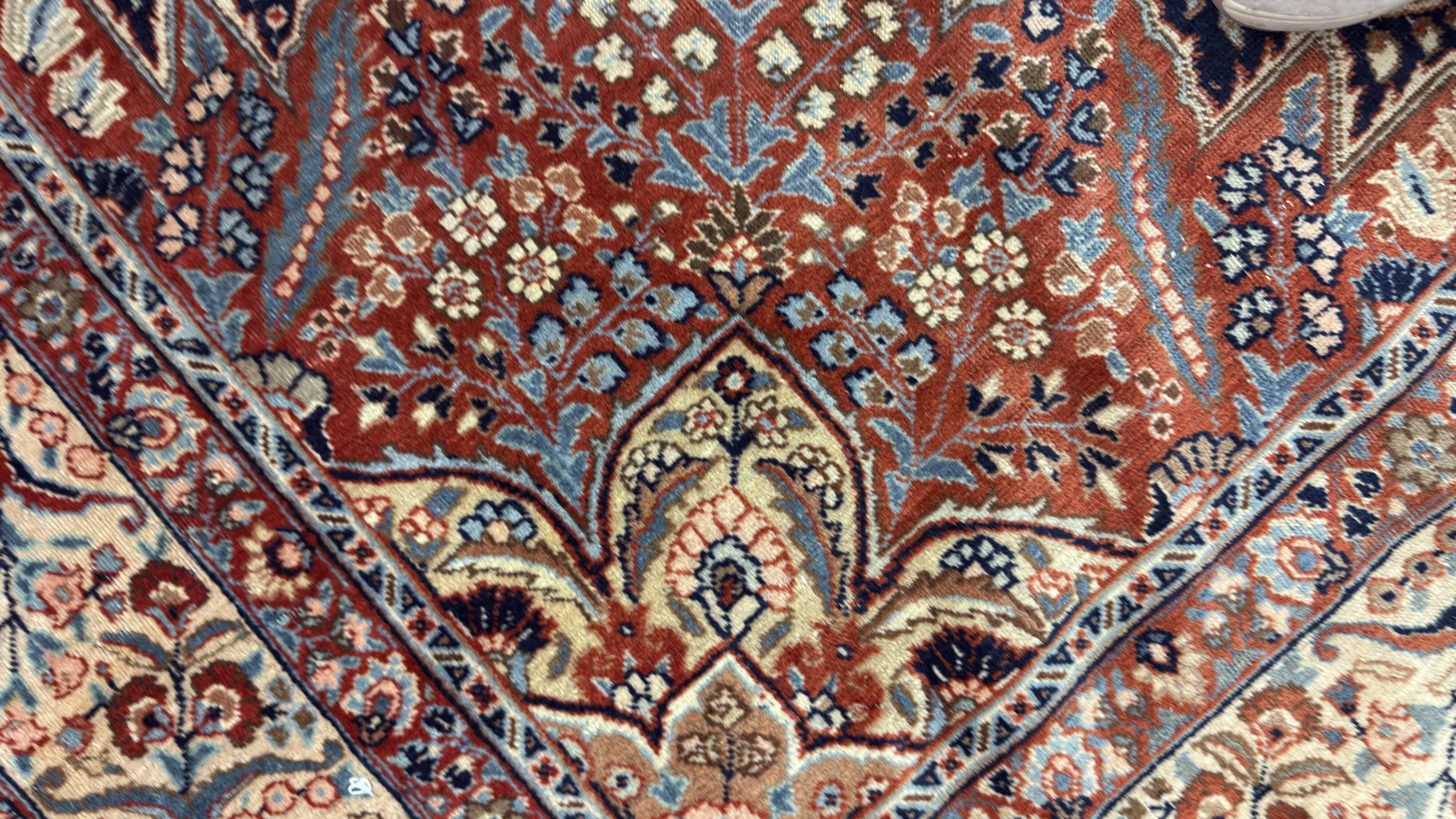 Large Handmade Turkish Wool Rug, 230 x 340 cm – Luxury Floral Rug Hand-Knotted