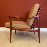 Norwegian teak lounge chair by Fredrik Kayser for Vatne, 1960s