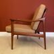 Norwegian teak lounge chair by Fredrik Kayser for Vatne, 1960s