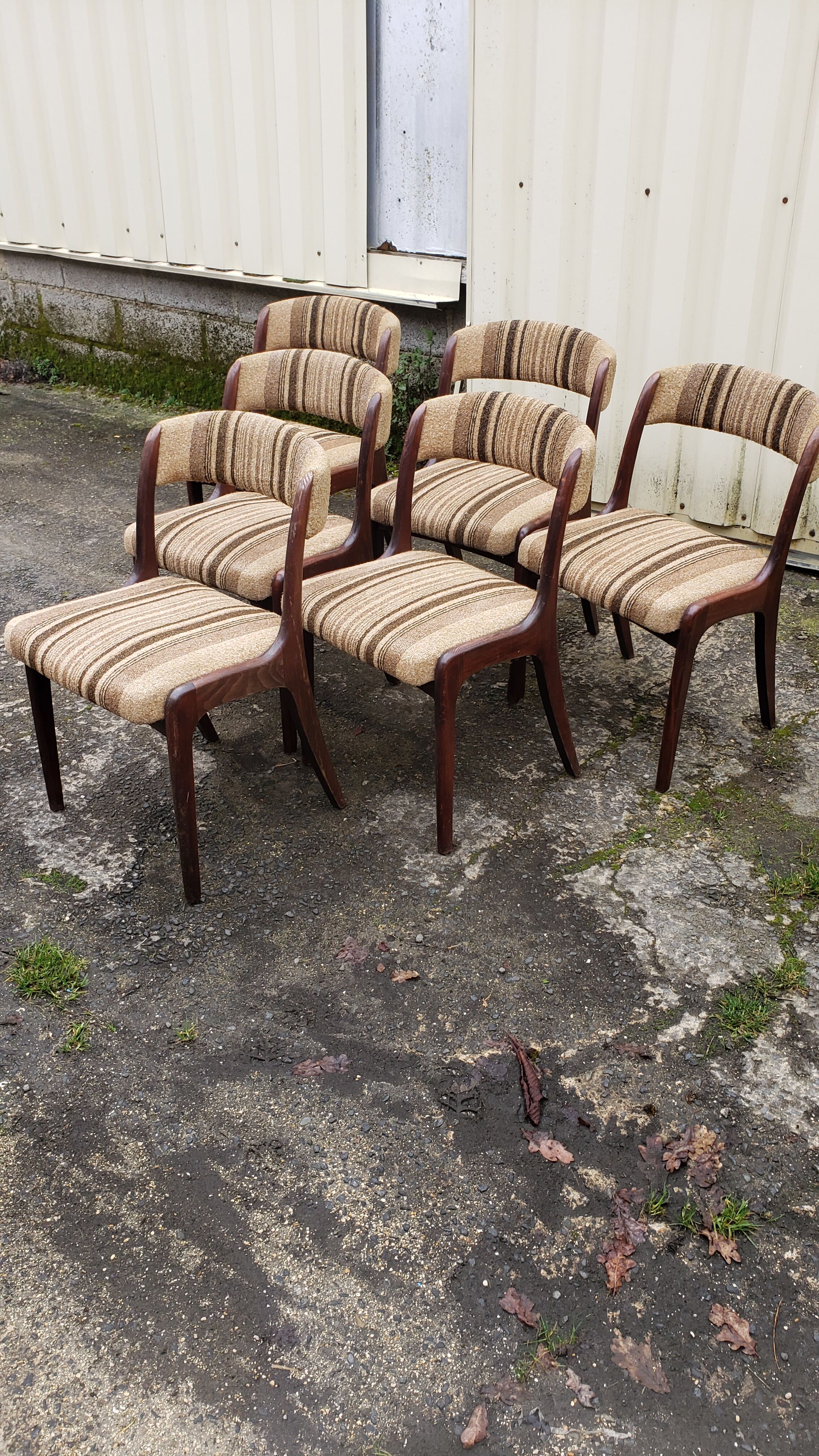 6 chaises Bauman gondole