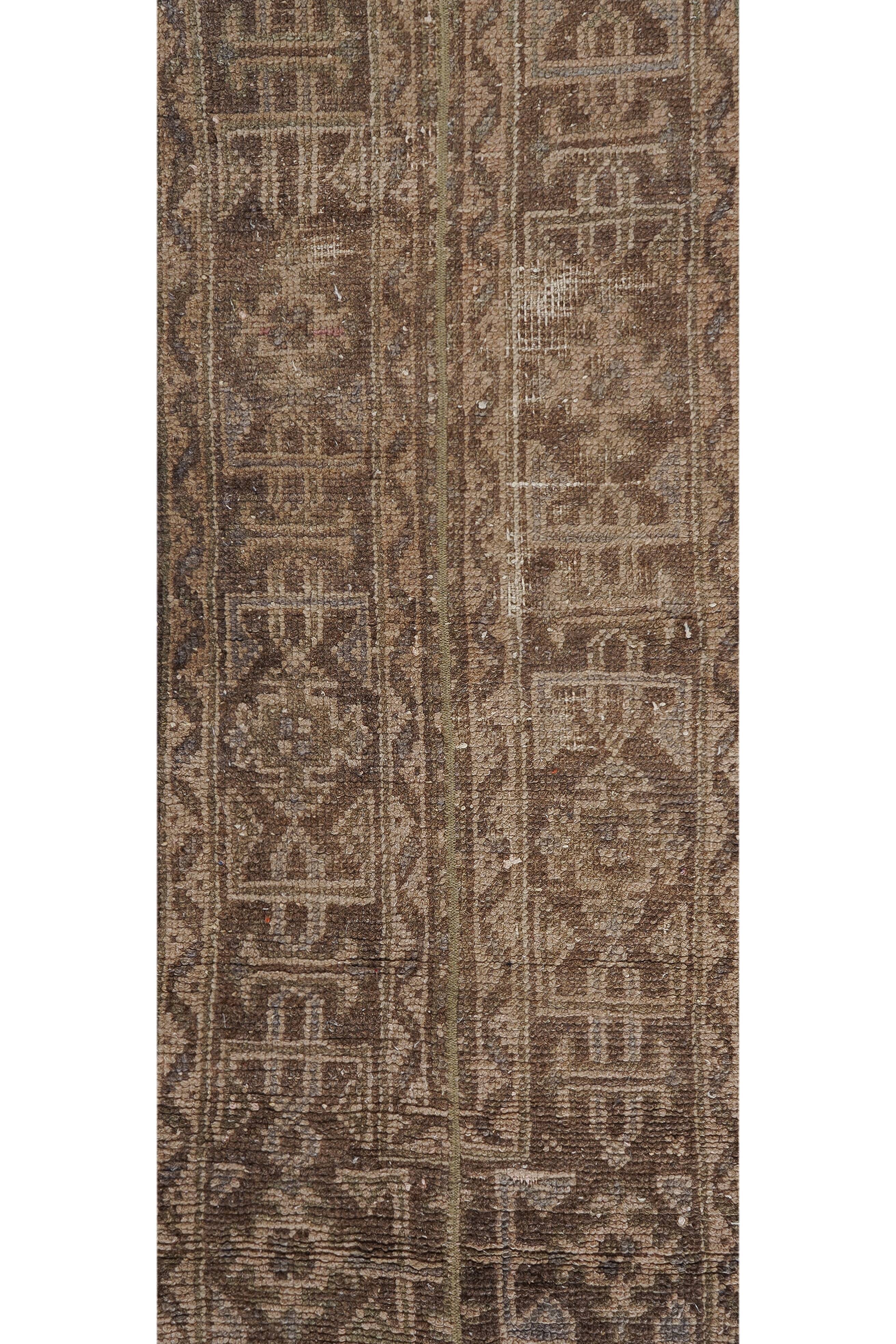 Vintage Turkish Oushak Rug Handwoven 53x560 cm