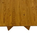 Vintage pine coffee table / side table in a minimalist organic design