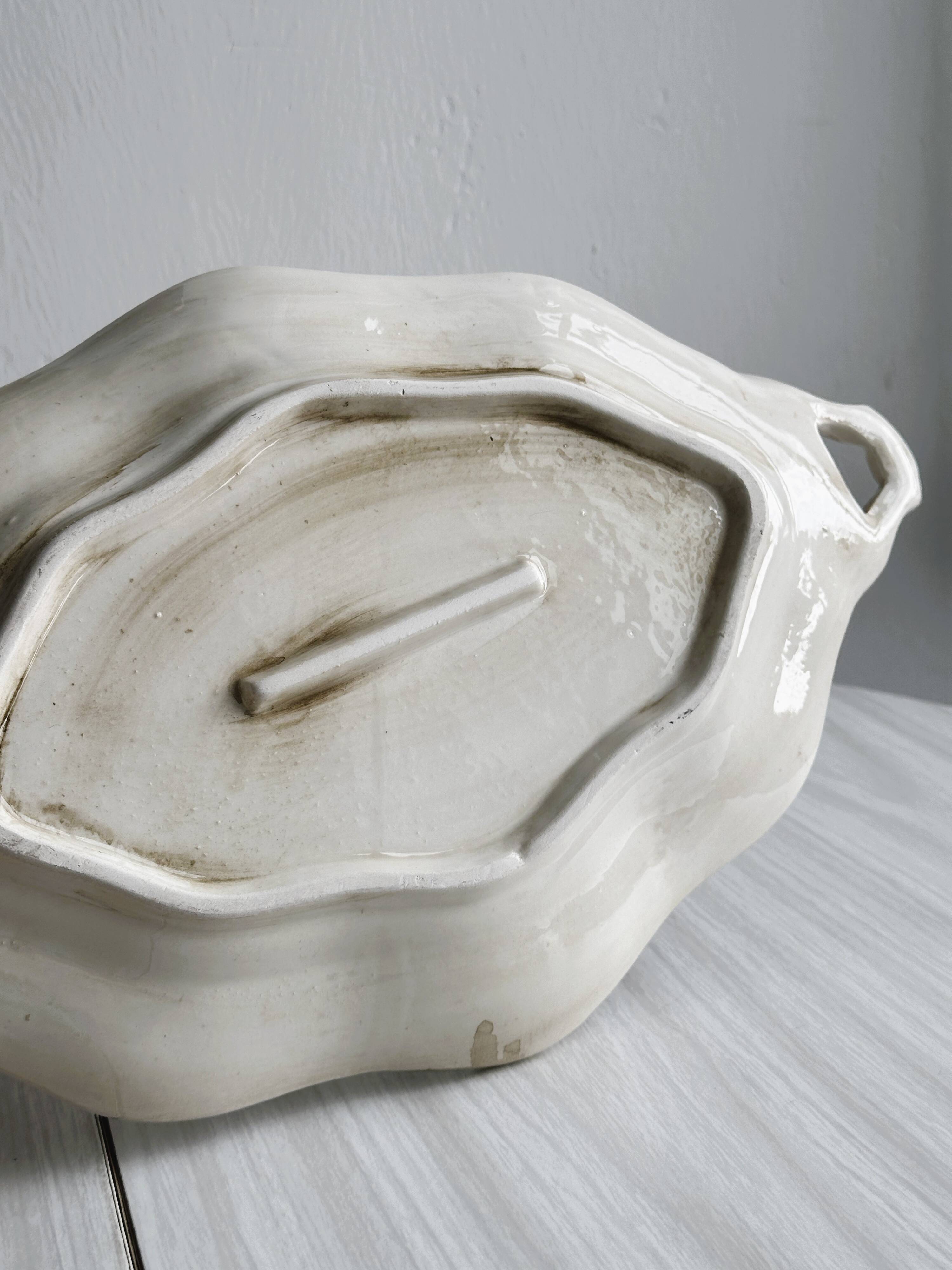 White ceramic dish