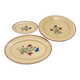 Three K&G Lunéville serving dishes, "Denise" model